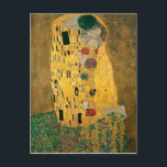 Gustav Klimt Der Kuss (Liebhaber) GalerieHD Vintag Postkarte<br><div class="desc">Gustav Klimt. Der Kuss (Liebhaber). c) 1908. Öl und Goldblatt auf der Leinwand. Originelle Kunstmalerei des berühmten österreichischen Jugendstil-Künstlers Gustav Klimt.</div>