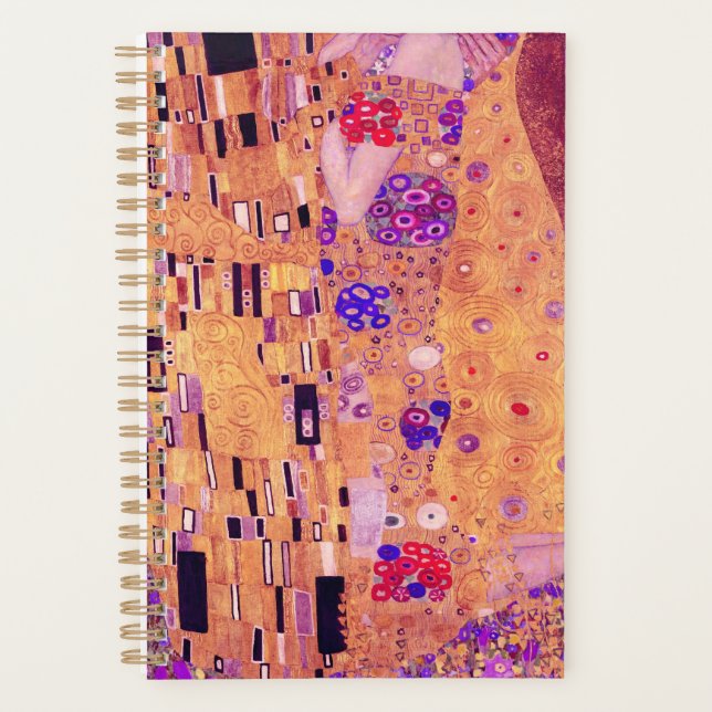 Gustav Klimt Der Kuss Lila Planer (Vorderseite)