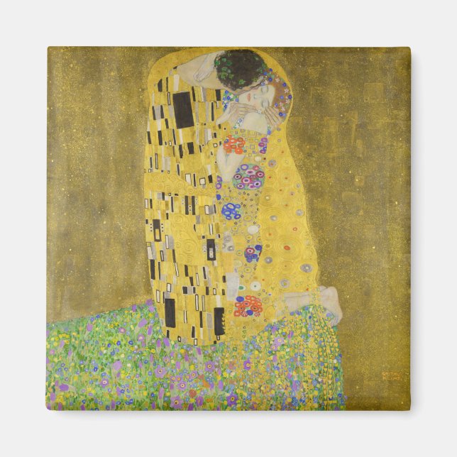 Gustav Klimt - Der Kuss Magnet (Vorne)