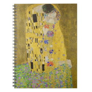 Gustav Klimt - Der Kuss Notizblock