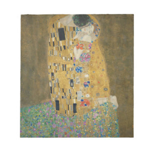 Gustav Klimt - Der Kuss Notizblock