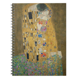 Gustav Klimt - Der Kuss Notizblock