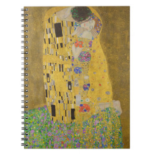 Gustav Klimt "der Kuss " Notizblock