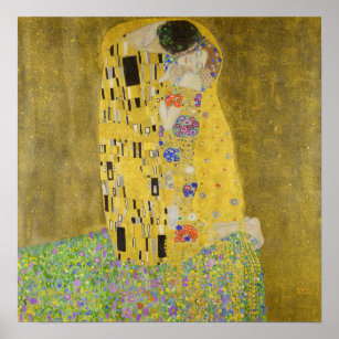 Gustav Klimt - Der Kuss Poster