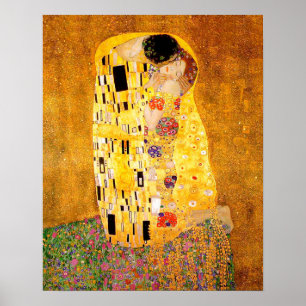 Gustav Klimt "Der Kuss" Poster