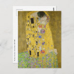 Gustav Klimt - Der Kuss Postkarte<br><div class="desc">Der Kuss - Gustav Klimt 1907-1908</div>