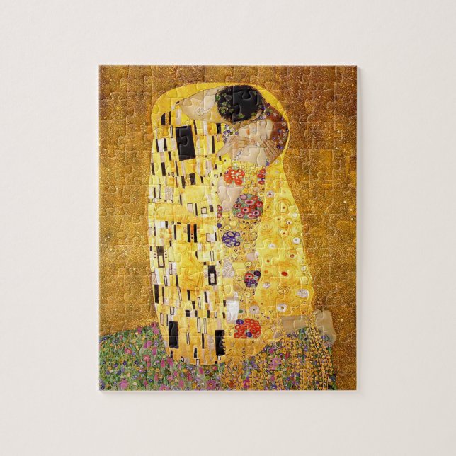 Gustav Klimt "der Kuss" Puzzle (Vertikal)