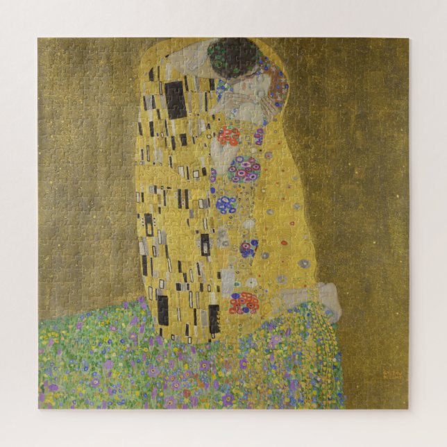 Gustav Klimt Der Kuss Puzzle (Vertikal)