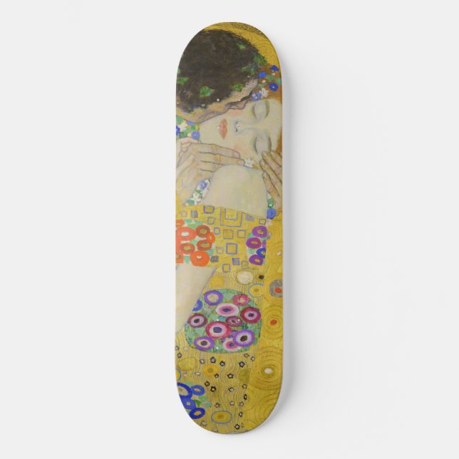 Gustav Klimt - Der Kuss Skateboard (Vorderseite)