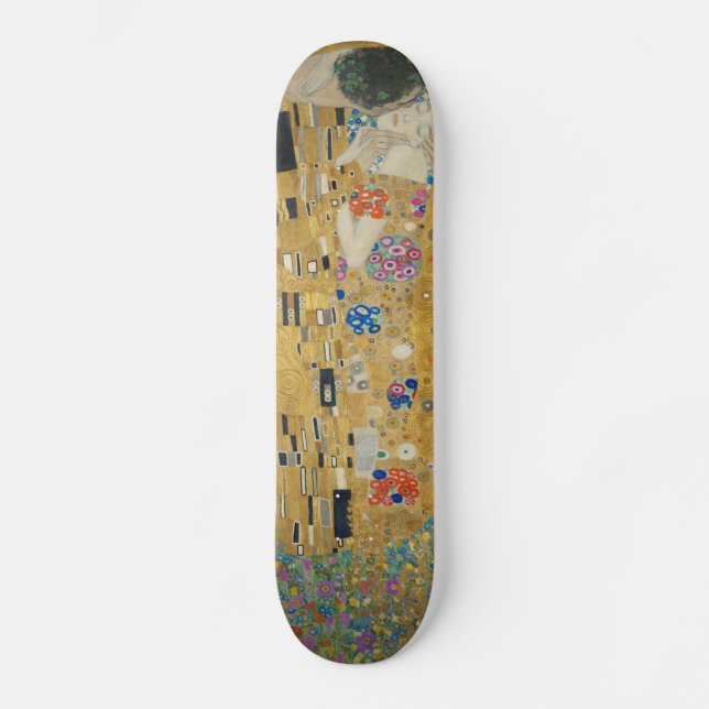 Gustav Klimt - Der Kuss Skateboard (Vorderseite)