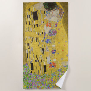 Gustav Klimt - Der Kuss Strandtuch