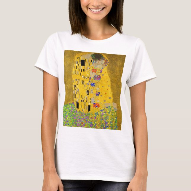Gustav Klimt der Kuss T-Shirt (Vorderseite)