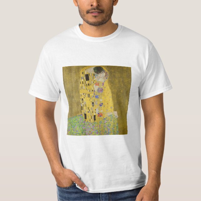 Gustav Klimt - Der Kuss T-Shirt (Vorderseite)