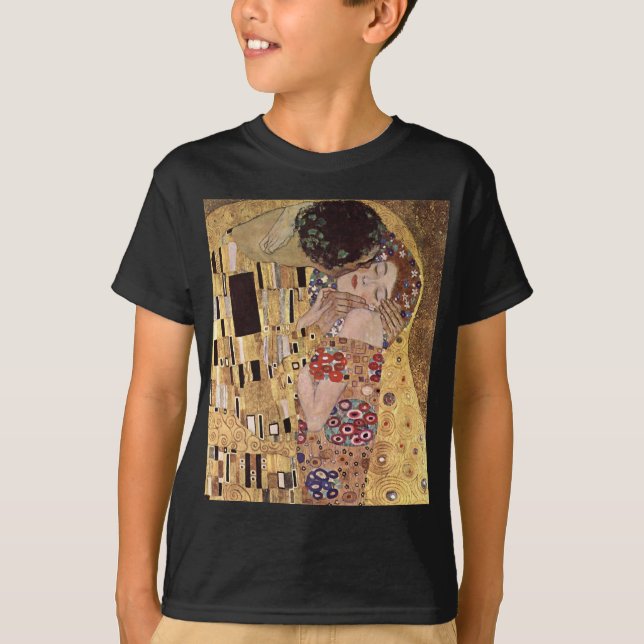 Gustav Klimt ~ der Kuss T-Shirt (Vorderseite)
