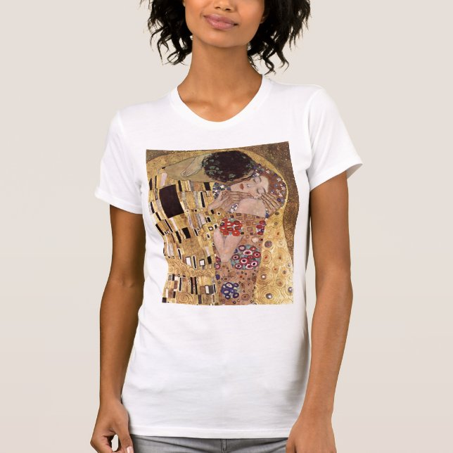 Gustav Klimt ~ der Kuss T-Shirt (Vorderseite)