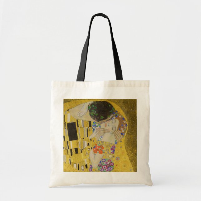 Gustav Klimt - Der Kuss Tragetasche (Vorne)