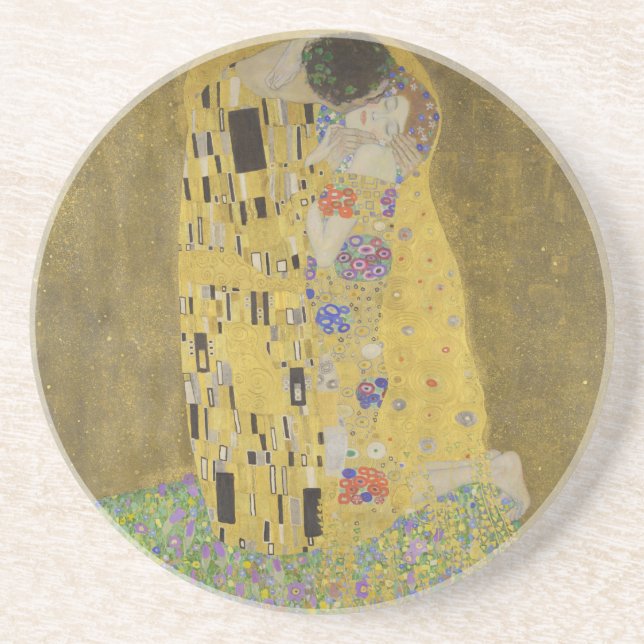 Gustav Klimt "Der Kuss" Untersetzer (Vorne)