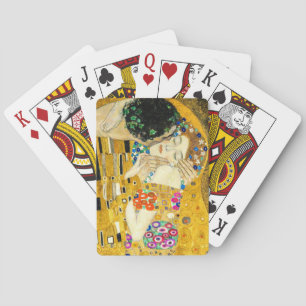 Gustav Klimt - Der Kuss/ Valentinstag Spielkarten