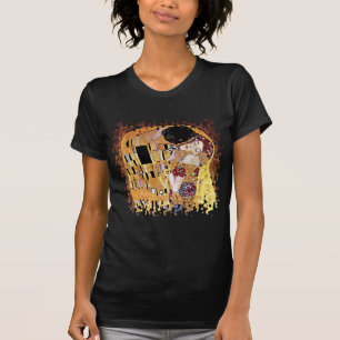 Gustav Klimt - Der Kuss - Vintager Jugendstil T-Shirt