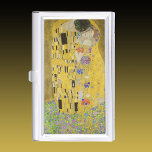 Gustav Klimt - Der Kuss Visitenkarten Dose<br><div class="desc">Der Kuss - Gustav Klimt 1907-1908</div>