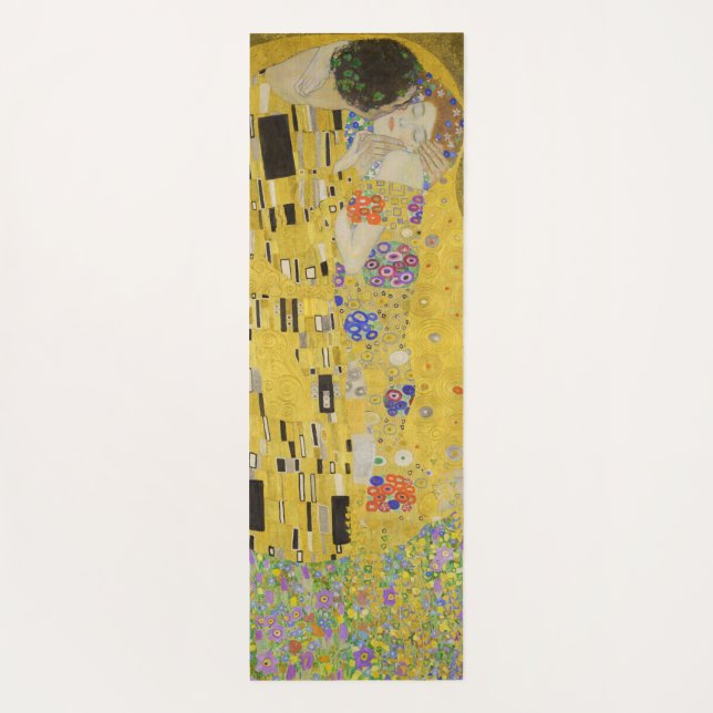 Gustav Klimt - Der Kuss Yogamatte (Rückseite)