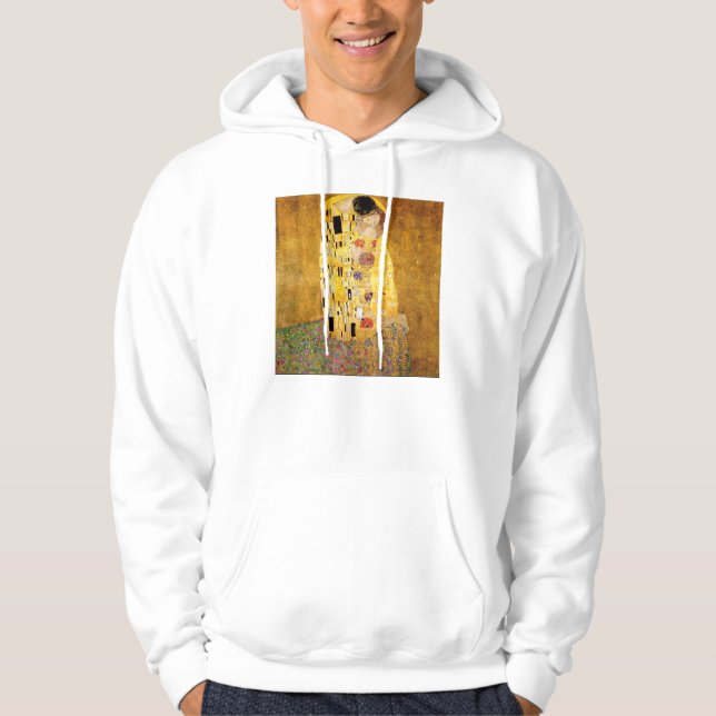 Gustav Klimt der KussHoodie Hoodie (Vorderseite)