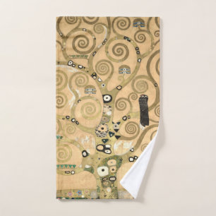 Gustav Klimt - Der Lebensbaum, Stoclet-Fries Badhandtuch Set