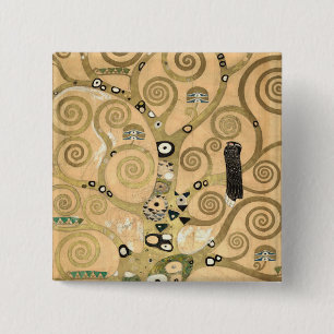 Gustav Klimt - Der Lebensbaum, Stoclet-Fries Button