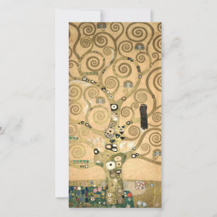 Gustav Klimt - Der Lebensbaum, Stoclet-Fries Dankeskarte