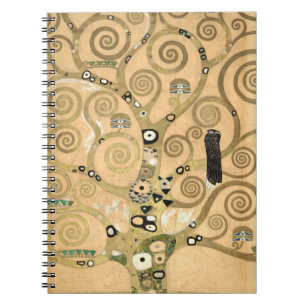 Gustav Klimt - Der Lebensbaum, Stoclet-Fries Notizblock