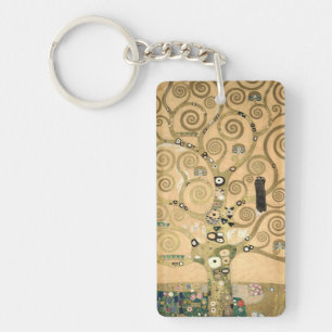 Gustav Klimt - Der Lebensbaum, Stoclet-Fries Schlüsselanhänger