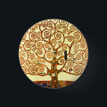 Gustav Klimt Der Mensch und die Weintrauben Button<br><div class="desc">Gustav Klimt Der Baum des Lebens Kunst-Taste</div>