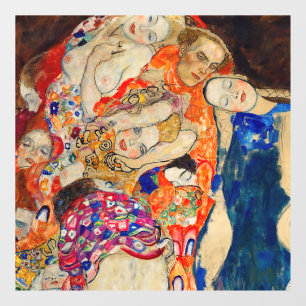 Gustav Klimt - Die Braut (unvollendet) Fensteraufkleber