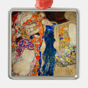 Gustav Klimt - Die Braut (unvollendet) Ornament Aus Metall