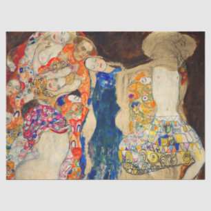 Gustav Klimt - Die Brücke (unvollendet) Seidenpapier