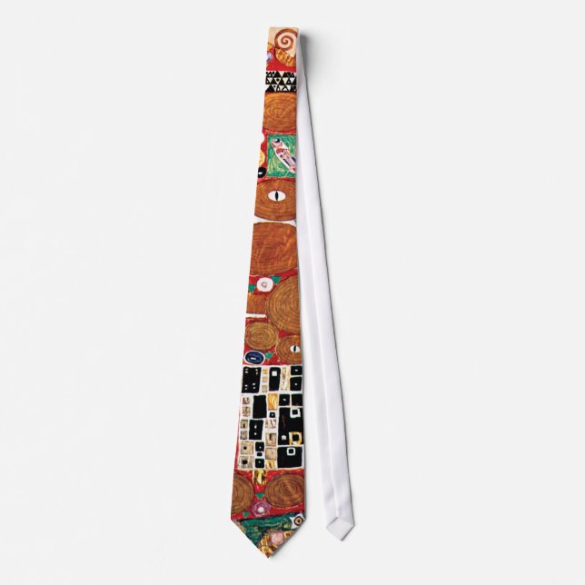 Gustav Klimt - Die Embrace - Kunstmalerei Krawatte (Vorderseite)