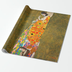 Gustav Klimt Die Hoffnung II, The Hope II Geschenkpapier