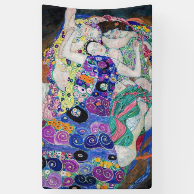 Gustav Klimt - Die Jungfrau Banner (Vertikal)