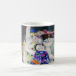 Gustav Klimt - Die Jungfrau Kaffeetasse<br><div class="desc">Die Jungfrau / Der Maiden - Gustav Klimt,  Öl auf Leinwand,  1913</div>