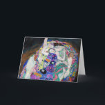 Gustav Klimt - Die Jungfrau Karte<br><div class="desc">Die Jungfrau / Der Maiden - Gustav Klimt,  Öl auf Leinwand,  1913</div>