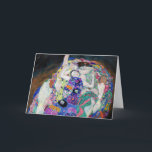 Gustav Klimt - Die Jungfrau Karte<br><div class="desc">Die Jungfrau / Der Maiden - Gustav Klimt,  Öl auf Leinwand,  1913</div>