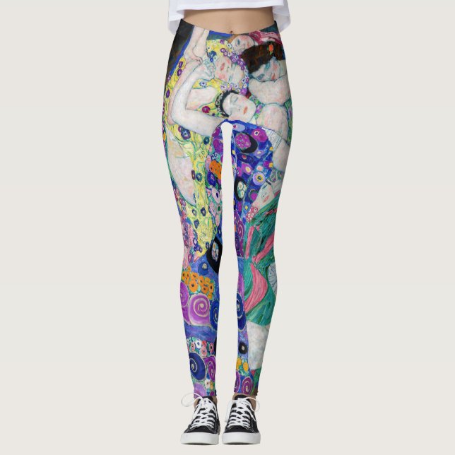 Gustav Klimt - Die Jungfrau Leggings (Vorderseite)