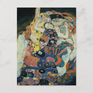 Gustav Klimt : "die Jungfrau" Postkarte