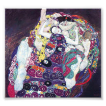 Gustav Klimt die Jungfrau Print