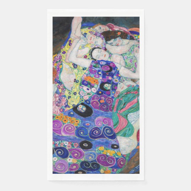 Gustav Klimt - Die Jungfrau Serviette (Vorderseite)