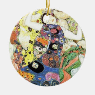Gustav Klimt Die Jungfrauen Keramik Ornament