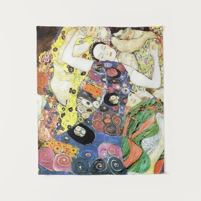 Gustav Klimt Die Jungfrauen Wandteppich (Vorderseite)