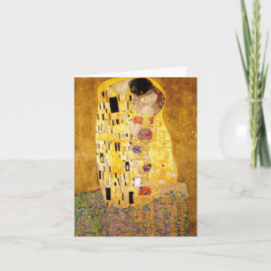 Gustav Klimt die Kiss-Note-Karte Karte