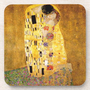 Gustav Klimt die Kuss-Untersetzer Untersetzer