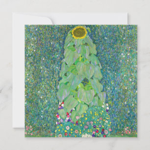 Gustav Klimt - Die Sonnenblume Einladung